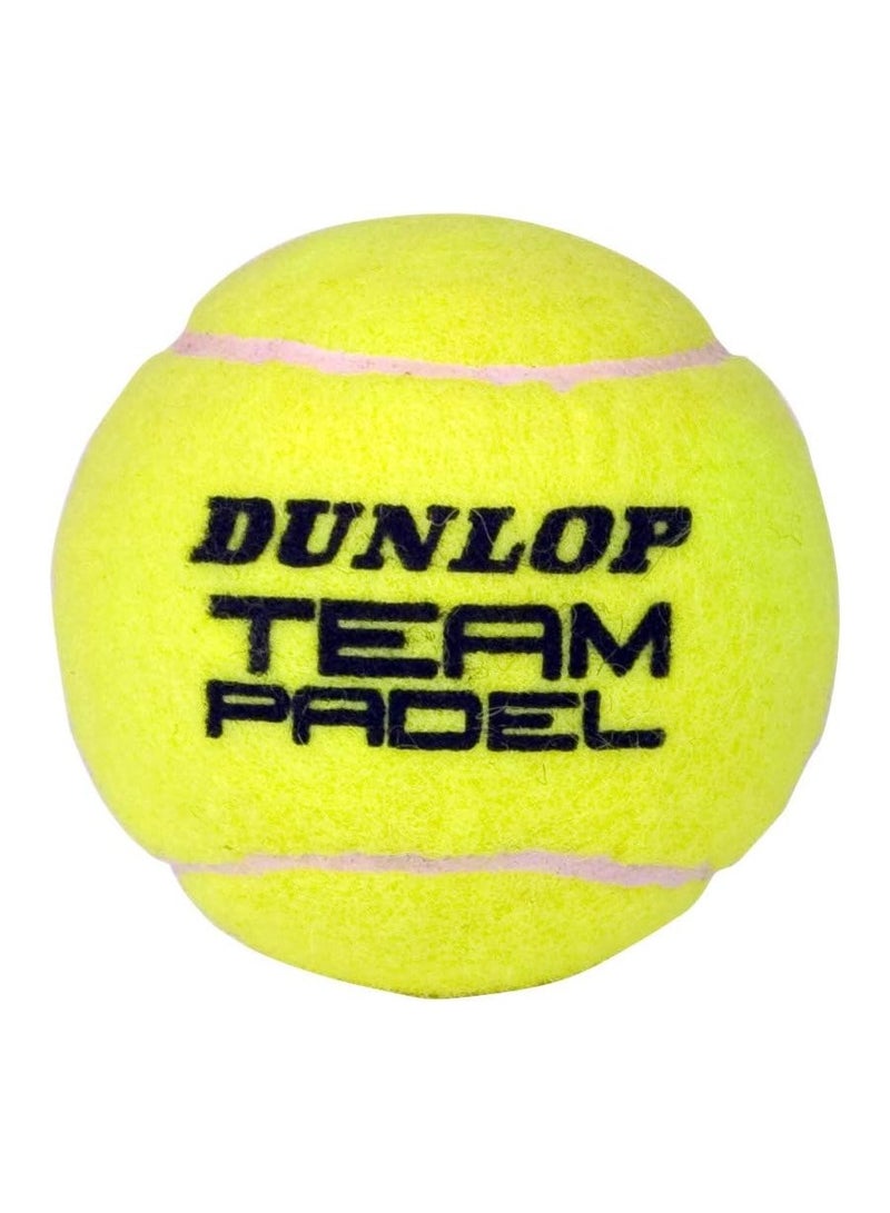 DUNLOP DUNLOP PB Team Padel Tennis Balls – 3 Ball Can | Durable High Performance Balls for Padel Matches & Training - Image 3