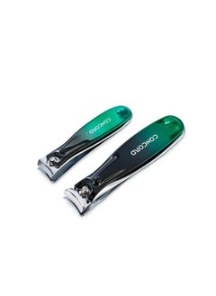 CONCORD Nail Clippers 2 pcs Set P2004 / Duo - green  - Image 1