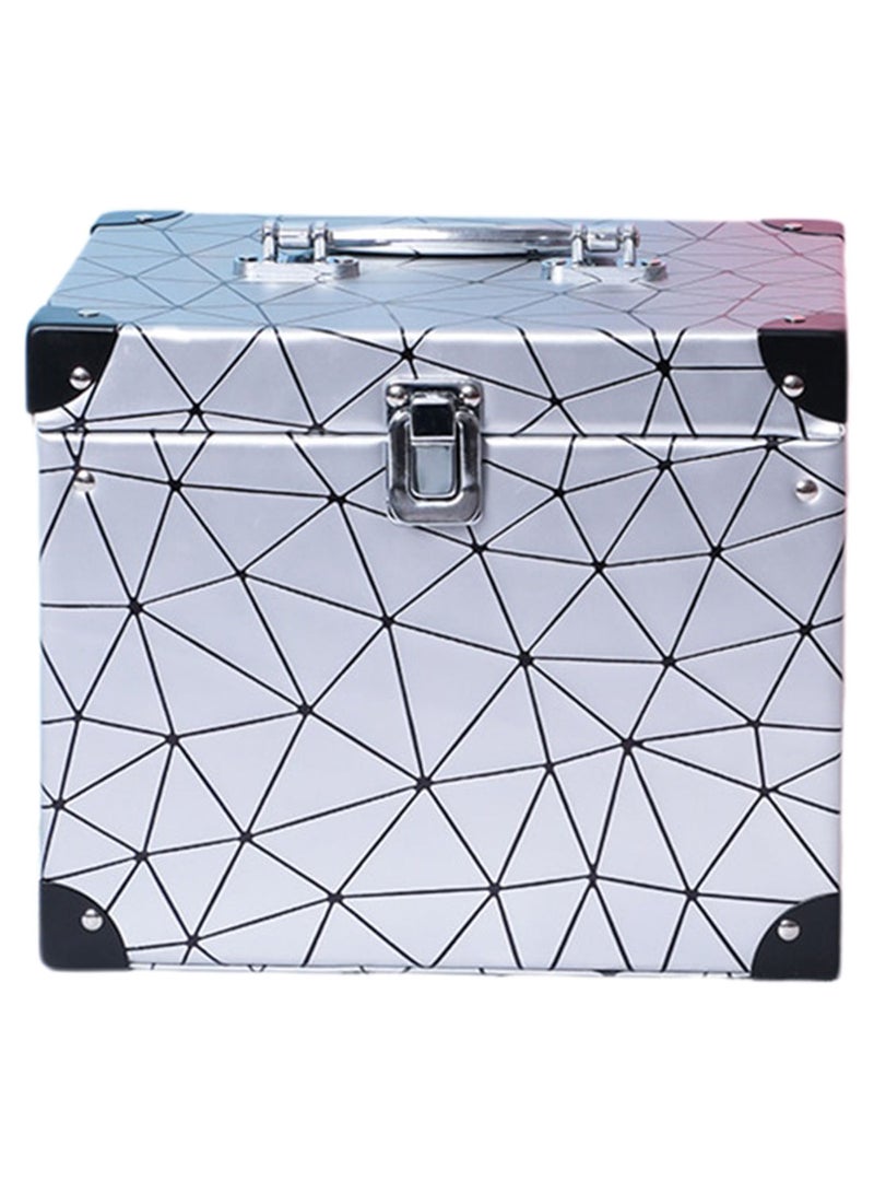 XiuWoo Make-Up Organizer Bag Silver/Black - Image 1