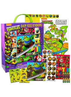 Teenage Mutant Ninja Turtles Activity Set With Tmnt Coloring Book Stickers Games Puzzles And More (Travel Activities Party Pack)