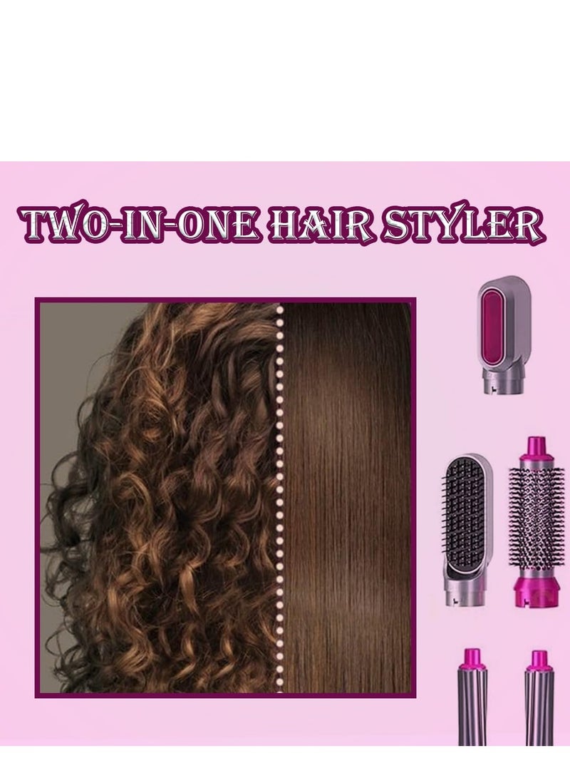 Wtrtr Hair Dryer, Hot hair cutlet tools set Curler Tool Set –5 in 1 Multi-Function Hair Styler for Drying, Curling, Straightening, Volumizing, and Smoothing - Image 5