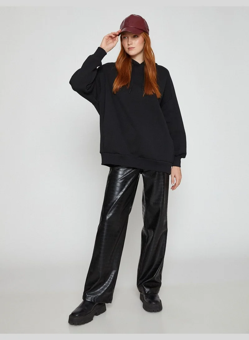 كوتون Basic Sweatshirt Hooded