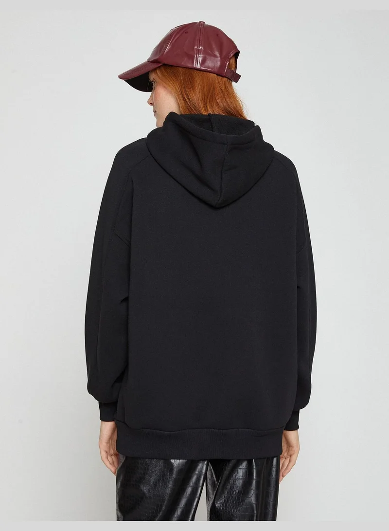 كوتون Basic Sweatshirt Hooded