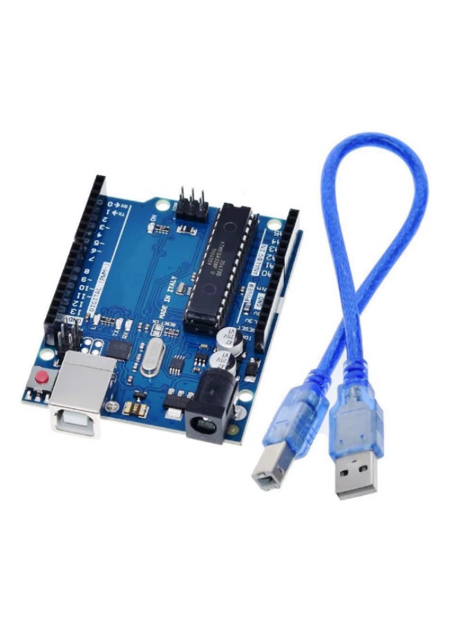 Arduino Uno R3  Microcontroller Board with USB Cable-Copy