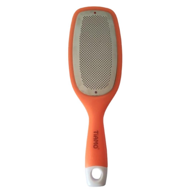 Generic Plastic Leg heel and Foot Scrubber for Dead Skin Callus Remover Pedicure special Toolspecially for cracked feet ORANGE - Image 3
