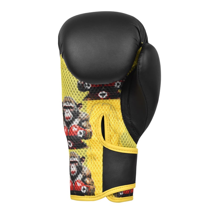 Twister Boxing Gloves 6oz | Youth Sparring Gloves | Boxing Gloves for Kickboxing Muay Thai MMA | Bag Gloves for Punching Bag (Monkey Black, 6oz) - Image 5