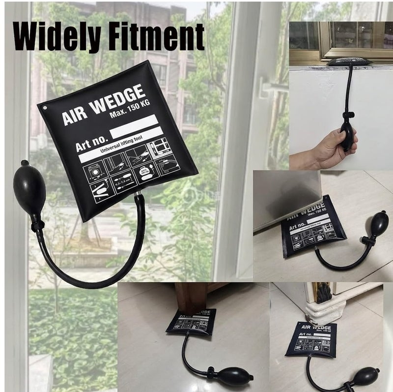 DEFAONS Air Wedge Pump Alignment Tool 150KG Inflatable Air Bag Shim Universal Lifting Tool for Door Window Installation Furniture Leveling Cabinet Alignment Auto Repair Hand Tool with Quick Release Valve Heavy Duty Air Cushion Pry Tool - Image 2