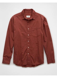 American Eagle Poplin Button-Up Shirt  - Image 3
