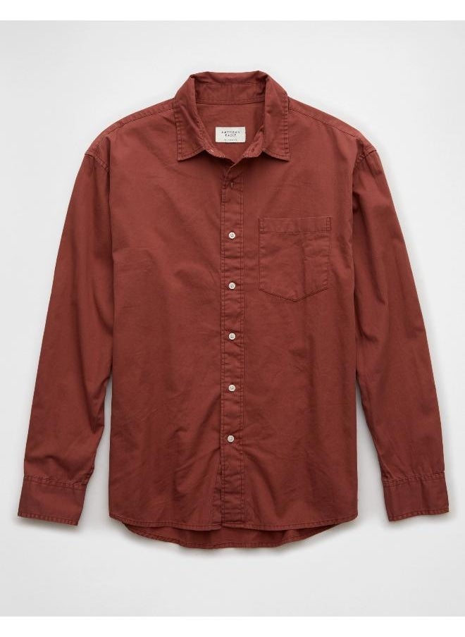 American Eagle - Poplin Button-Up Shirt - Image 1