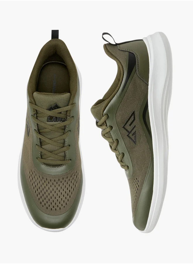 Oaklan by Shoexpress Textured Sports Shoes with Lace-Up Closure