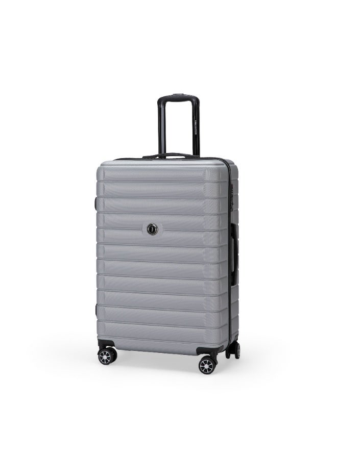 Eagle Express Wood ABS Hard Trolley Luggage - 28 inch - Silver - Scratch-Resistant - Free Protective Cover - 1-Year Warranty - Image 2