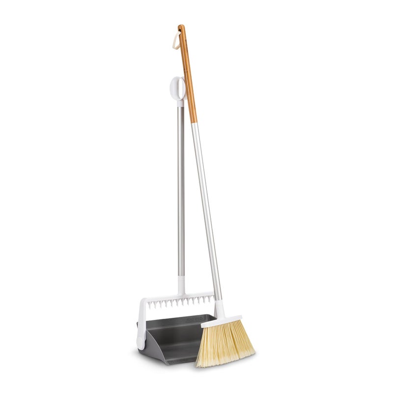 Full Circle Tag Team EasyEmpty Broom and Dustpan Sweep Set