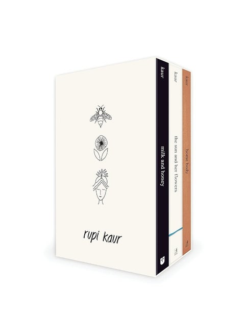 Rupi Kaur Trilogy Boxed Set: milk and honey, the sun and her flowers, and home