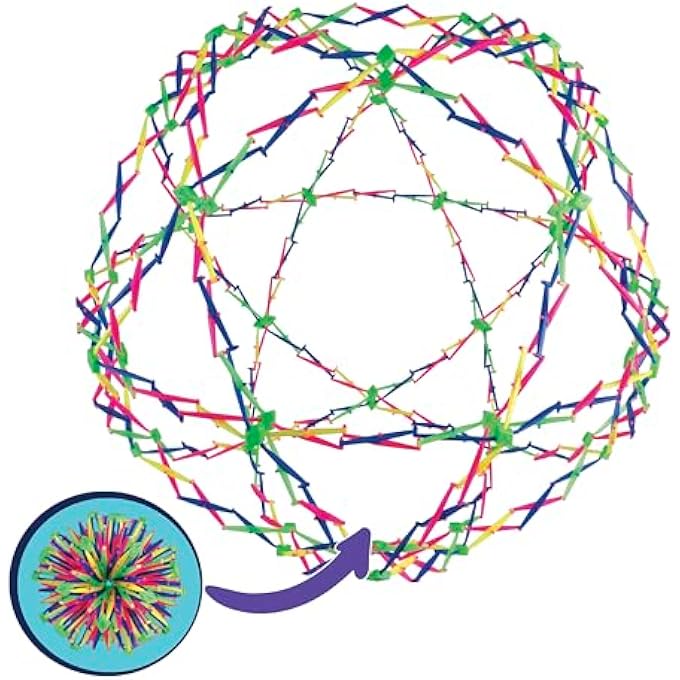 Orb Factory ORB Curiosities Extreme Expand-A-Ball - Triples in Size and Expands to 3 Feet - Huge Expandable Sensory / Fidget Sphere & Breathing Ball Toy - Great for Breath Exercises and Play for Kids and Adults - Image 4