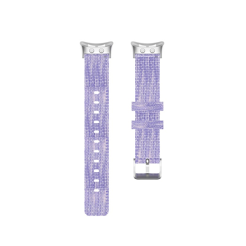 S-TOP For Garmin Forerunner 45 / 45S / Swim 2 Universal Nylon Canvas Watch Band(Purple) - Image 2
