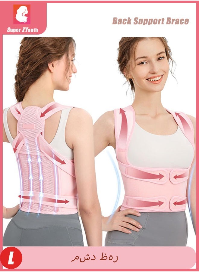 Super ZYouth Back Brace and Posture Corrector for Men and Women Adjustable Back Straightener Posture Corrector, Scoliosis and Hunchback Correction, Spine Corrector, Support for Upper Lower Back Pain Relief  - Image 1