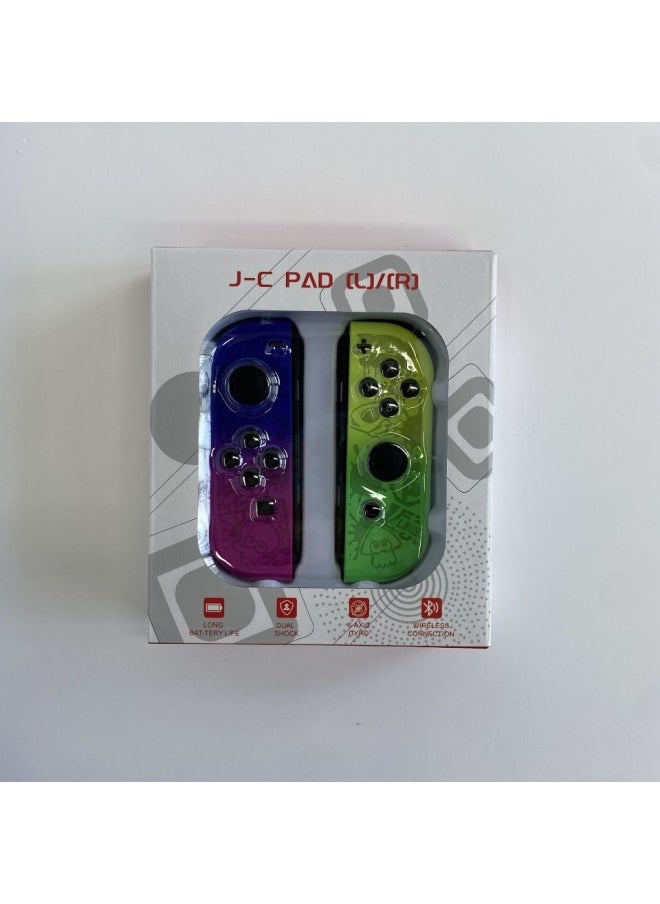 Generic Joycon Game Handle Left And Right Separation Handle Wireless Bluetooth Belt Wake-up With Hand Rope Switch Handle Cross-border-Product Color:Electric Blue And Yellow (with Ordinary Hand Strap)  - Image 3