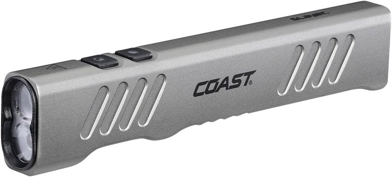 Coast Slayer RED 1000 Lumen USBC Rechargeable LED Flashlight with Red Mode SpotFlood Memory Mode and Pocket Clip - Image 1