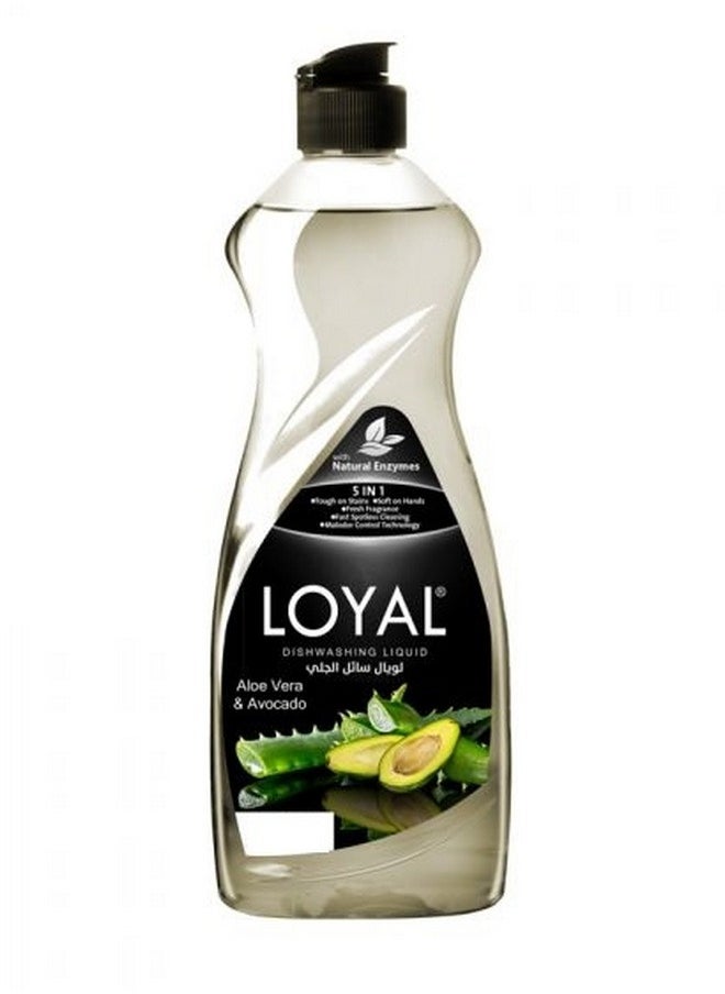 loyal Dishwashing Liquid With Enzyme Aloe Vera & Avocado 700 ML 