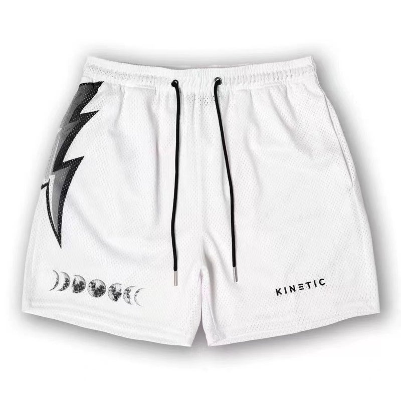 American Retro Couple Shorts Summer New Trend Sports Fitness Running Basketball Four-Layer Quick-Dry Shorts