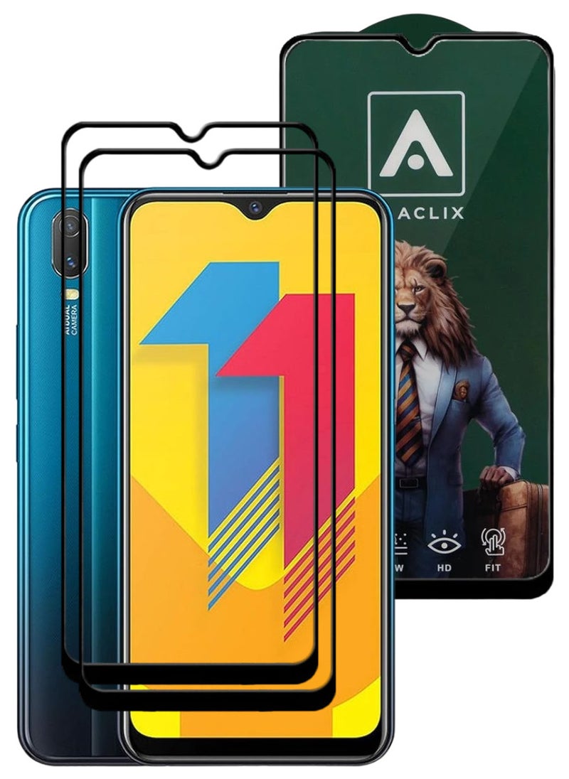 ACLIX 2 Pieces Antistatic ESD Dustproof Premium Quality High Definition Tempered Glass Screen Protector Designed For vivo Y11 (2019) - Image 1