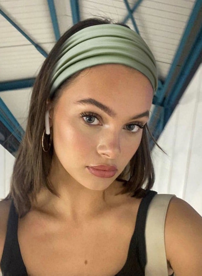 Tobeffect Headbands for Women African Boho Wide Hairband Headband Knotted Head Wraps Head Scarf Hairbands Turbans Hair Accessories - Image 5