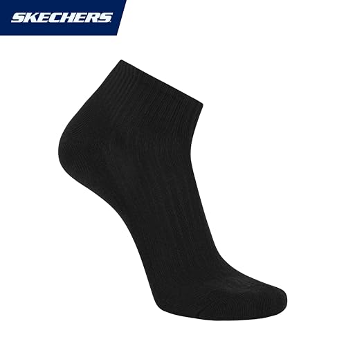 Skechers Men's 10-Pack Half Terry Classic Quarter Crew Socks, Comfort-Fit & Cushioned Footbed - Image 5