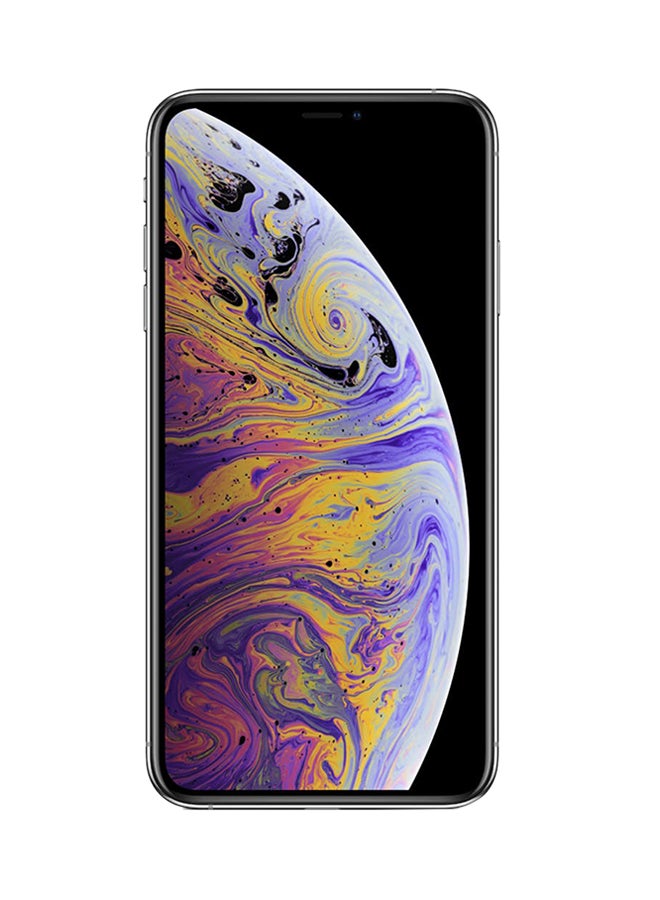 ابل  هاتف آيفون XS ماكس بخاصية فيس تايم بلون فضي وذاكرة داخلية سعة 512 غيغابايت ويدعم خدمة الجيل الرابع LTE - Image 2