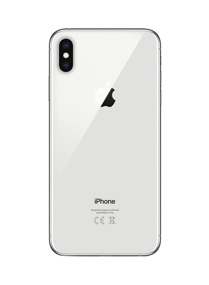 ابل  هاتف آيفون XS ماكس بخاصية فيس تايم بلون فضي وذاكرة داخلية سعة 512 غيغابايت ويدعم خدمة الجيل الرابع LTE - Image 3