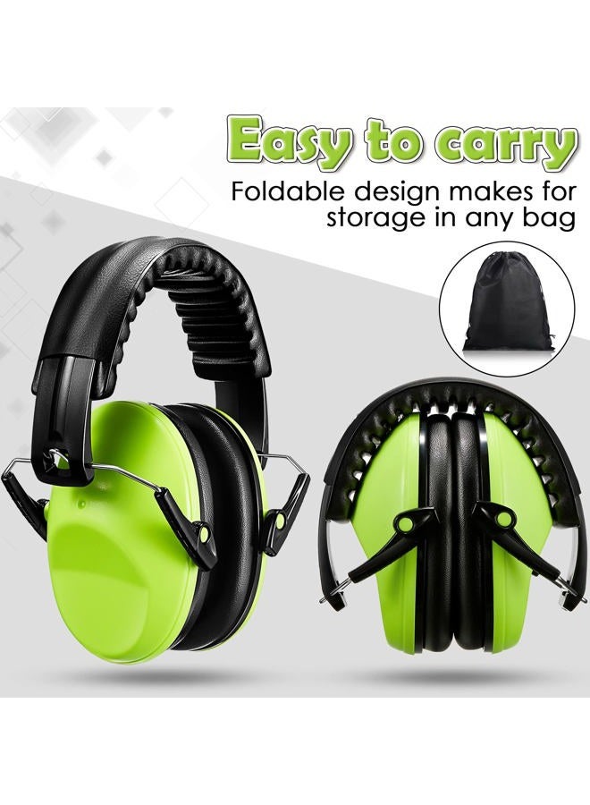 Konohan 3 Pack Kids Ear Protection Earmuffs Hearing Protection Safety Ear Muffs Kids Noise Cancelling Headphones 27NRR Adjustable Head Band for Shooting Sleeping and Studying - Image 4