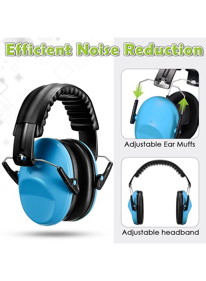 Konohan 3 Pack Kids Ear Protection Earmuffs Hearing Protection Safety Ear Muffs Kids Noise Cancelling Headphones 27NRR Adjustable Head Band for Shooting Sleeping and Studying - Image 2