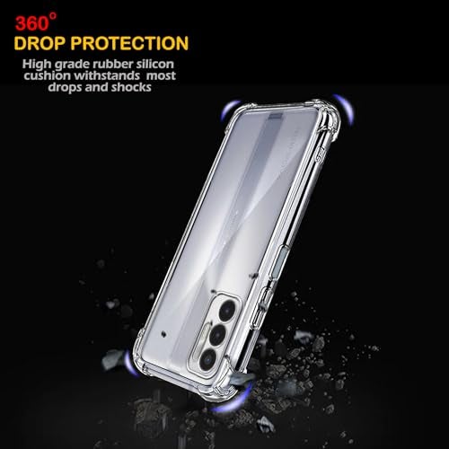 Plus Mobile Cover Soft & Flexible Shockproof Back Case with Cushioned Edges Transparent for Tecno Pova 3 - Clear - Image 3