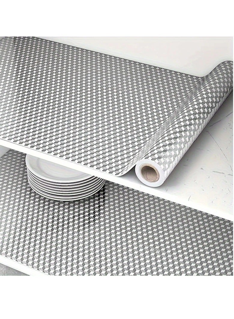 PAMEER Kitchen Backsplash Wallpaper Stickers Self Adhesive Aluminum Foil Stickers Oil Waterproof Heat Resistant Stove Shelve Sticker Size 40 x 100 cm - Image 4