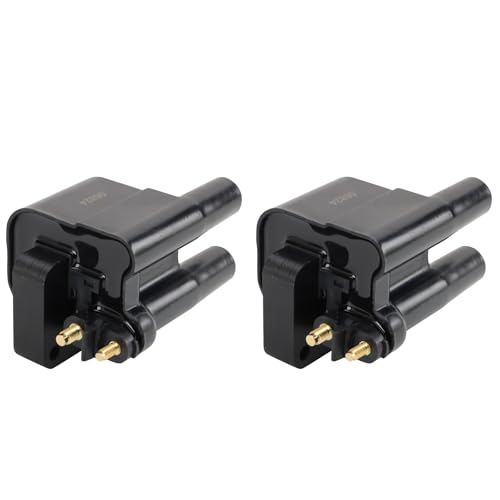 TRQ Ignition Coil Set Compatible with 1995-1998 Eagle Talon 1995-1999 Mitsubishi Eclipse 1994-1996 Galant - Image 1