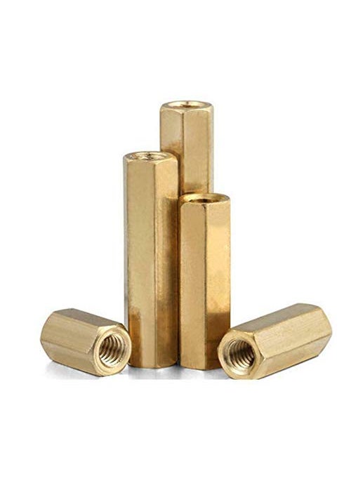 Rpi shop Rpi shop M3 X 30mm Dual Ends Brass Pillar PCB Standoff Hexagonal Spacer Hex Brass Standoff spacer Female to Female Spacing Screws Double pass Hex Long Nuts Pack of 10 Pcs  - Image 4