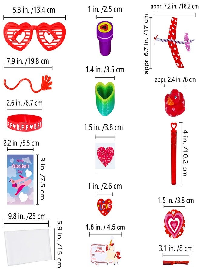 وينلين مجموعة وينلين المكونة من 112 قطعة من أدوات الكتابة والألعاب لعيد الحب، أكياس هدايا عيد الحب، جوائز ومكافآت عيد الحب، كمية كبيرة للأطفال والطلاب، هدايا حفلات عيد الحب، هدايا لتبادل الهدايا في الفصول الدراسية المدرسية - Image 5