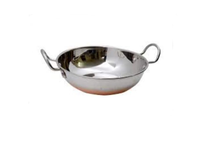 Liolis Copper Bottom Round Kadhai, 2 Liter & Handi 3 Pcs Set- 2 Liter - Image 4