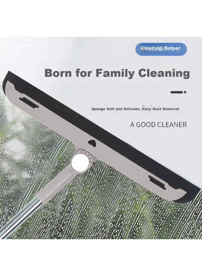 Mengting Magic Broom, Glass Silicone Squeegee, Kitchen And Bathroom Dust Remover, Toilet Streak-free Ser, Floor Water Ser Mop - Image 3