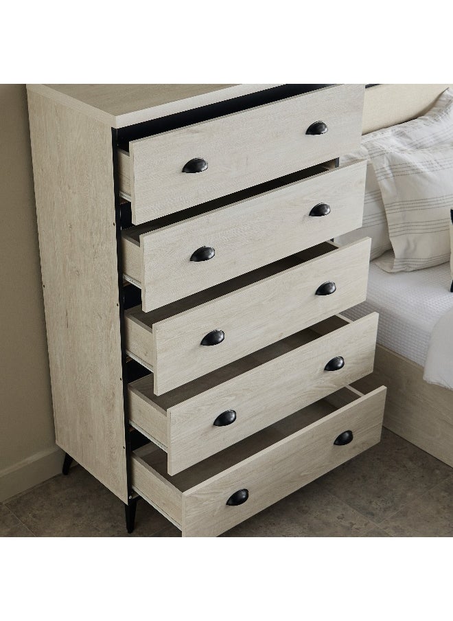 Home Box Granby Chest of 5 Drawers  - Image 3