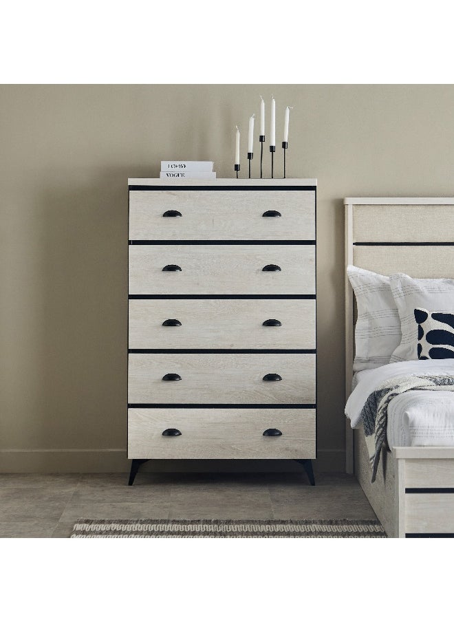 Home Box Granby Chest of 5 Drawers  - Image 2