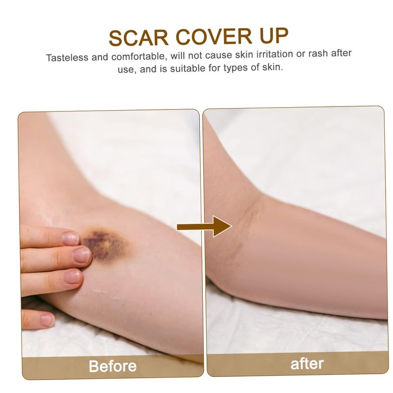 Invisible Skin Concealer Patch Waterproof Scar Covering Tape for Tattoos 10-Piece Set Suitable for Skin Types for Arm Leg Use - Image 3