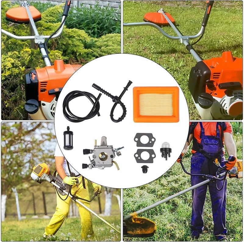 Carburetor Kit For FS120 FS200 FS250 FS300 FS350 FR350 Lawn Mower - Image 5