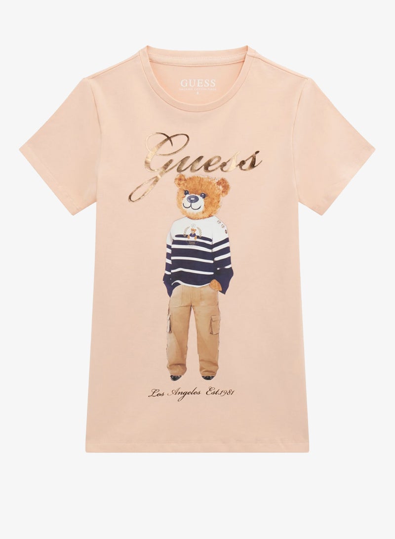 GUESS Kids Graphic Crew neck T-Shirt - Image 1