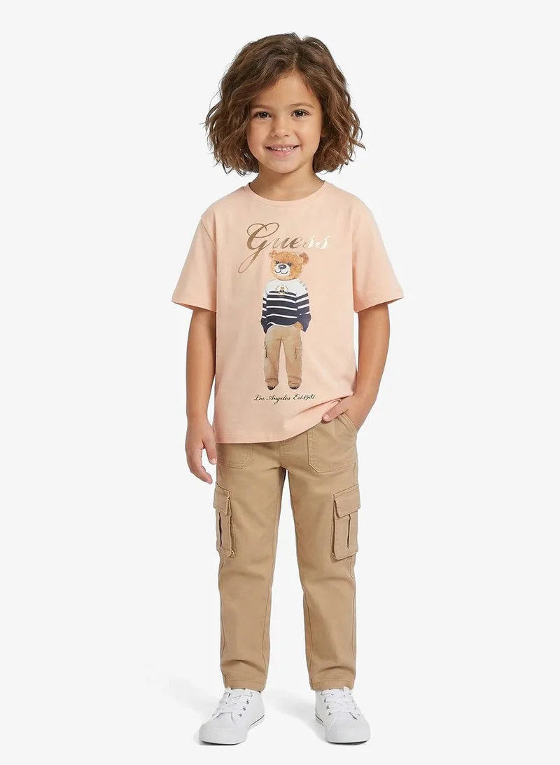 GUESS Kids Graphic Crew neck T-Shirt