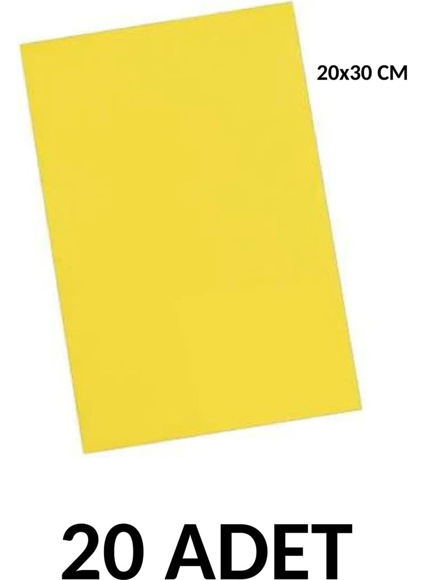 Ticon A4 Adhesive Eva 20 Pieces 20 x 30 cm Yellow  - Image 1