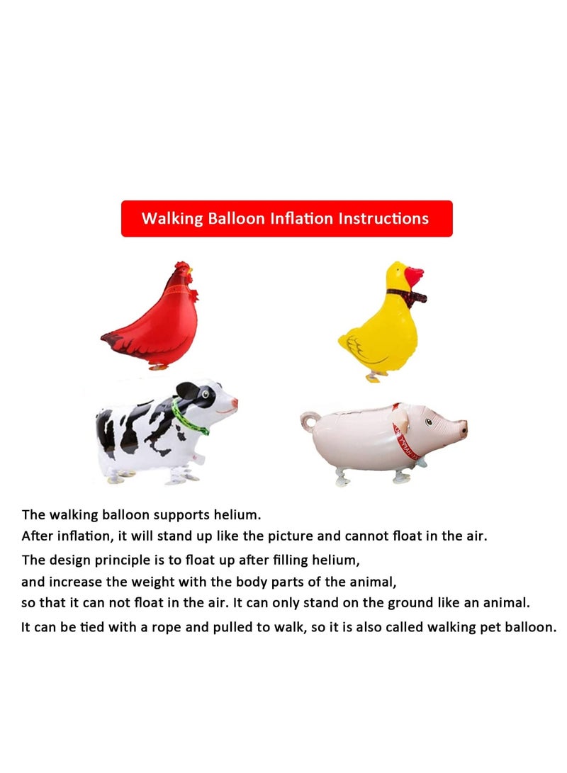 مزرعة عيد ميلاد الحزب اللوازم الفتيان والفتيات الحظيرة مزرعة الحيوان موضوع الحزب زينة الحيوانات عيد ميلاد راية مزرعة الحيوان المشي بالون بقرة طباعة بالون ورقة كأس الكعكة سقف مزرعة الحيوان مفرش المائدة - Image 5