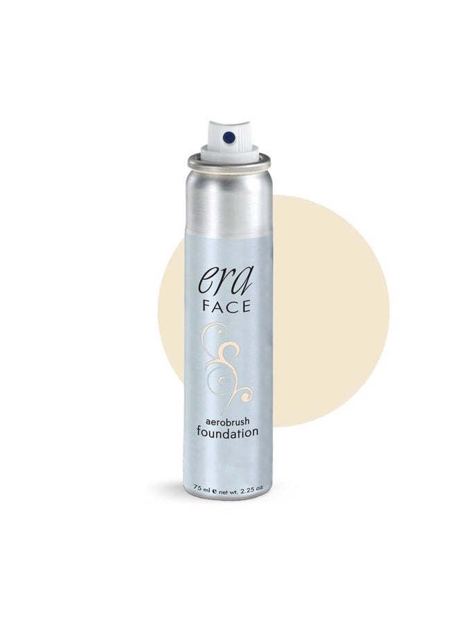 ERA Beauty - ERA Face spray makeup (R2 Ivory, 2.25 oz) - airbrush foundation, everyday, buildable, professional spray on cosmetics by Era Beauty - Image 1
