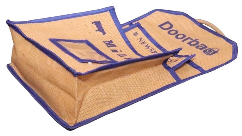 Doorbag MultiColor Milk Newspaper Door Bag for Outdoor Gate Hanging Blue - Image 4
