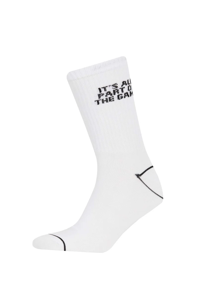 ديفاكتو Men's Letter Printed 3-pack Socks