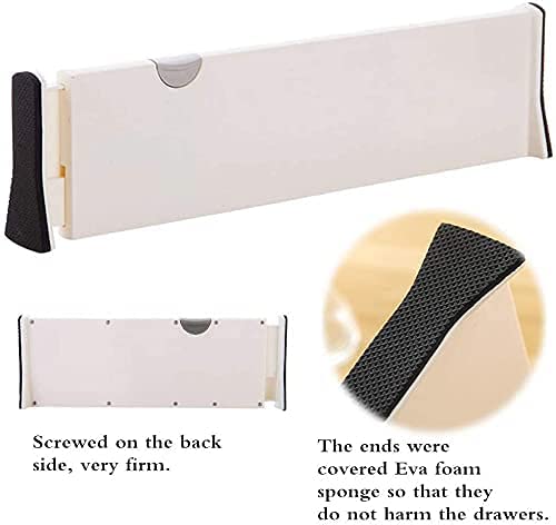 BLAPOXE Drawer Dividers Organizer Wardrobe Cloth Innerware Storage Organizer and Utensils Organizer For Clothing Office Kitchen Storage 3 - Image 3